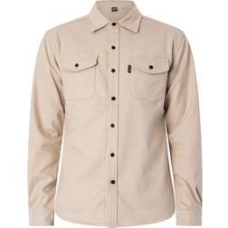 Capo Chest Pocket Overshirt - Light Stone