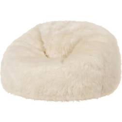 ICON Luxury Fluffy Living Room Cream Bean Bag