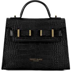 Teddy Blake Ava Croco Gold 9" - Black