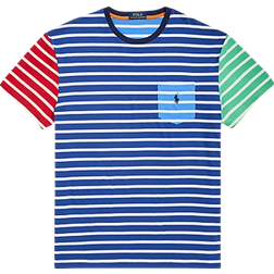 Ralph Lauren Classic Fit Striped Jersey T-shirt - Beach Royal Multi