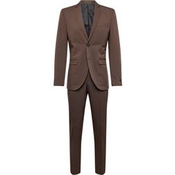 Jack & Jones Franco Super Slim Fit Suit - Brown/Mulch