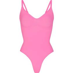 SKIMS Seamless Sculpt Thong Bodysuit - Pink