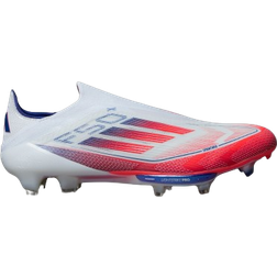 Adidas F50+ Firm Ground - Cloud White/Solar Red/Lucid Blue