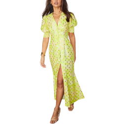 Never Fully Dressed Mosaic Lindos Dress - Lime