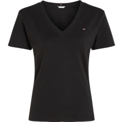 Tommy Hilfiger V-Neck Slim T-shirt - Black