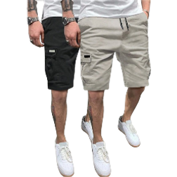 Shein Manfinity Homme 2pcs Men's Drawstring Waist Cargo Shorts