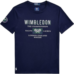 Polo Ralph Lauren Wimbledon Custom Slim Fit T-shirt - Refined Navy