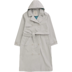 Seasalt Cornwall Penweathers Waterproof Trench Coat - Driftwood