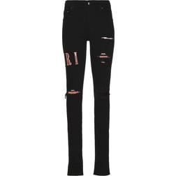 Amiri Tie Dye Core Logo Jeans - Black Od