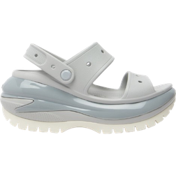 Crocs Mega Crush Sports Luxe Sandal - Light Grey