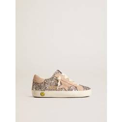 GOLDEN GOOSE Kids Silver & Pink Super-Star Classic Sneakers CINDER/POWDER PINK