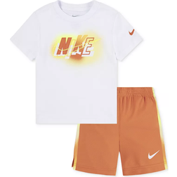 Nike Toddler Hazy Rays Shorts Set - Safety Orange (76M041-N1Y)