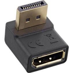 InLine 1.2 DisplayPort - DisplayPort Angled Adapter M-F