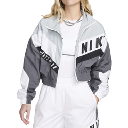 Nike Women's Sportswear Woven Jacket - Iron Grey/Light Pumice/White