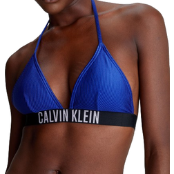 Calvin Klein Intense Power Triangle Bikini Top - Midnight Lagoon