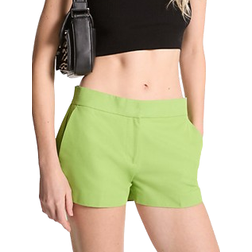 Michael Kors Cotton Blend Twill Shorts - Green