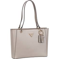 Guess Noelle Saffiano Leather Shopper - Cream