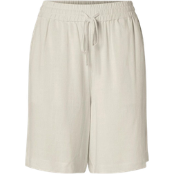 Selected Mid Waist Shorts - Sandshell