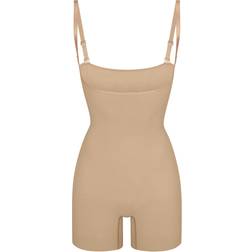 SKIMS Seamless Sculpt Open Bust Shortie Bodysuit - Clay