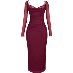 House of CB Katarina Maxi Dress - Wine