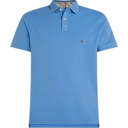 Tommy Hilfiger Flag Embroidery Regular Polo Shirt - Blue Spell