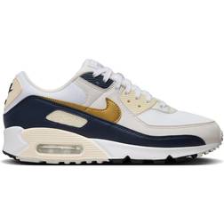 Nike Air Max 90 Next Nature W - White/Obsidian/Coconut Milk/Metallic Gold