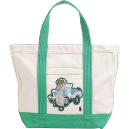 Polo Ralph Lauren Overall Bear Tote Bag - Beige/Green