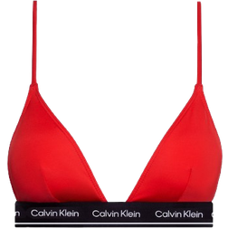 Calvin Klein Meta Legacy Triangle Bikini Top - Cajun Red