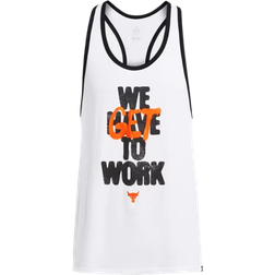 Under Armour Men's Project Rock Get To Work Sleeveless - White/Black