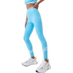 Jack Wills Active Stripe High Waisted Leggings - Bright Blue