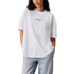 Calvin Klein Monogram Boyfriend T-shirt - Bright White