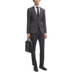 Hugo Boss H Huge 224 Micro Patterned Suit 2-Piece - Light Grey