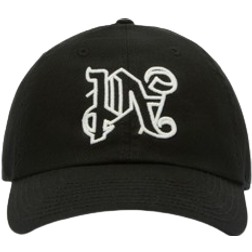 Palm Angels Monogram Cap - Black/White