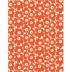 Marimekko Pieni Unikko Fabrics Orange (140x88cm)