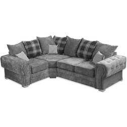 Verona Scatter Grey Sofa 240cm 4 Seater