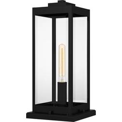 QUOIZEL Westover Earth Black/Clear Lamp Post 48.3cm