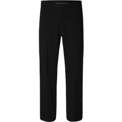 Selected Liam 220 Loose Fit Trousers - Black