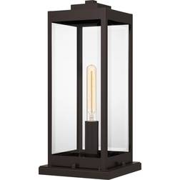 QUOIZEL Westover Transparent/Western Bronze Lamp Post 48.3cm