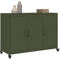 vidaXL Cold Rolled Olive Green Sideboard 100.5x72cm