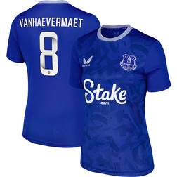 Castore Everton WSL Home Replica Shirt 2024-25 with Vanhaevermaet 8 Printing Womens