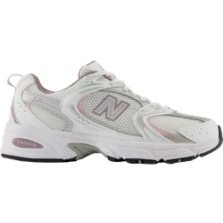 New Balance 530 - White/Silver Metalic/Ice Wine