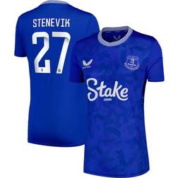 Castore Everton WSL Home Pro Shirt 2024-25 Womens with Stenevik 27 Printing