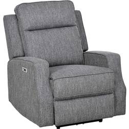 Homcom Electric Recliner Charcoal Grey Armchair 104cm