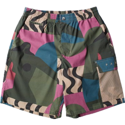 By Parra Distorted Camo Shorts - Pink