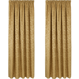 The Mill Shop Buckingham Damask Lined Pencil Pleat 114x137cm