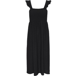 Pieces Luna Midi Dress - Black