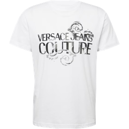 Versace Watercolor Couture Logo T-shirt - White