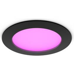 Philips Hue Slim Recessed Black/White Ceiling Flush Light 17cm