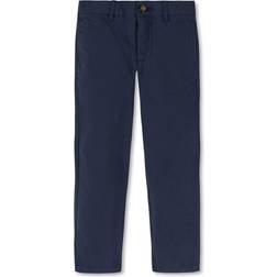 Hope & Henry Boy's Organic Suit Pant - Navy Seersucker