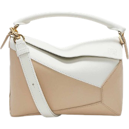 Loewe Small Puzzle Bag - Soft White/Paper Craft